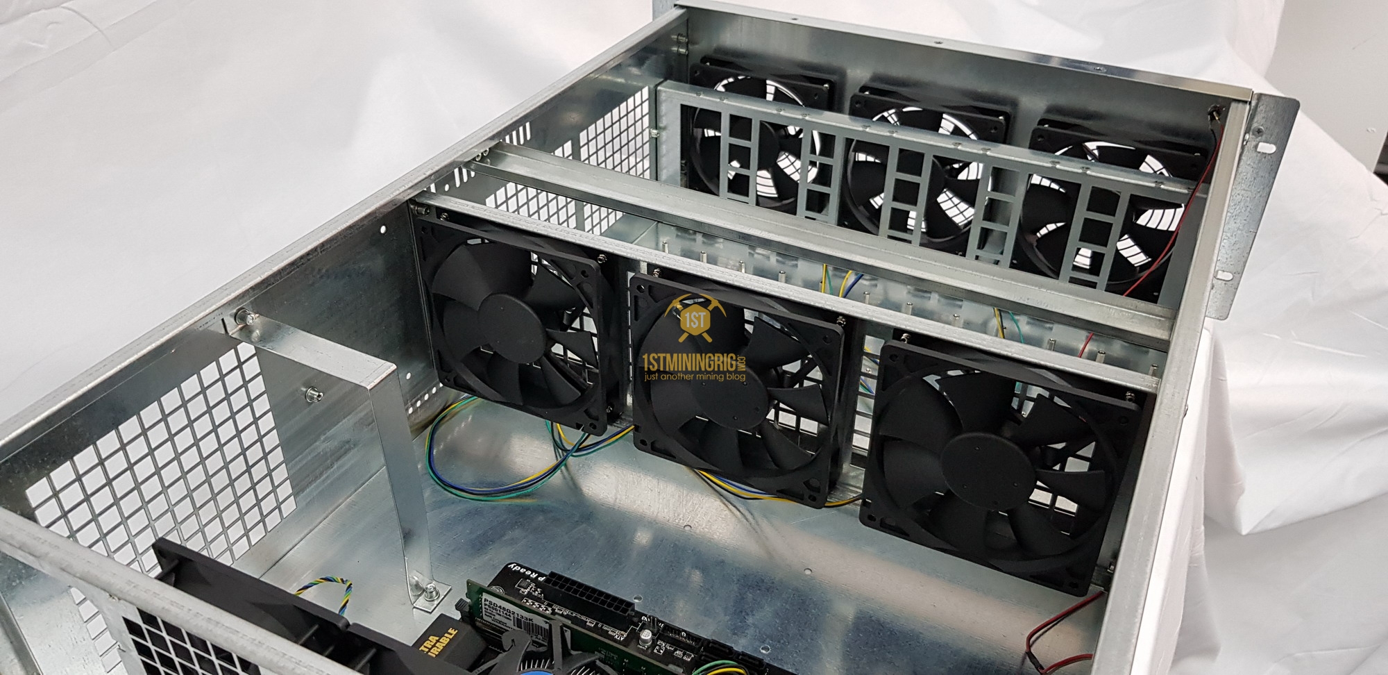 6x GPU Mining Server Case, 4U Rackmount Chassis - 1st ...