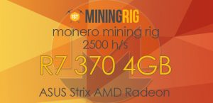 Monero Mining Rig (XMR) - Asus Strix AMD Radeon R7 370 4GB 2500H/s ...
