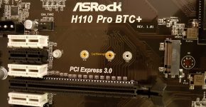 AsRock H110 Pro BTC+ 13 GPU Mining Motherboard M2 Slot