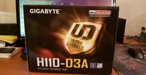 Gigabyte H110-D3A Motherboard Box 1
