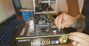 Gigabyte H110-D3A Motherboard Power Switch Button