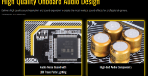 Gigabyte H110-D3A Quality Audio