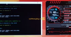 MSI GeForce GTX 1050 TI GAMING X 4G Dual Mining Ethereum and Siacoin Performance