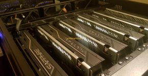 1stMiningRig Rackmount Server Case FANS + GPUs