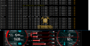 MSI GTX 1080 Ti z-Enemy x16s Pigeoncoin Mining Hashrate