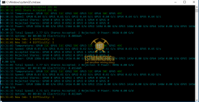 Asus STRIX GTX 1080 Ti Grin Cuckatoo31 Mining Hashrate Windows 10