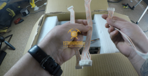 BlackMiner F1+ Unboxing 5 hashboard cables