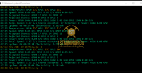 MSI GTX 1080 Ti Mining Grin Cuckatoo31 Hashrate