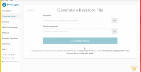 mycrypto wallet generate keystore file